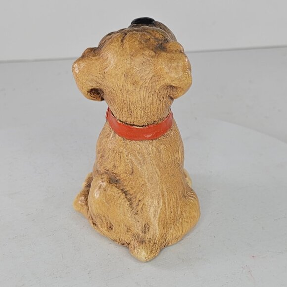 Vintage Tinker Ware Butch Boxer Puppy Dog Figurine Collectible Moorcraft England - Picture 5 of 8